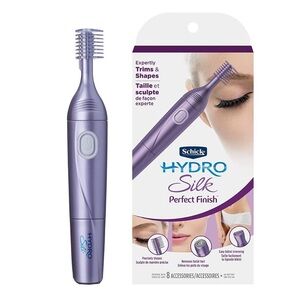 Schick Hydro Silk Perfect Finish Trimmer, 8-in-1 Grooming Kit for Women